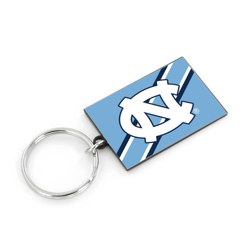 NORTH CAROLINA STRIPED KEYCHAIN