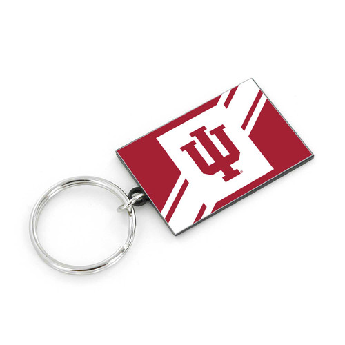 INDIANA STRIPED KEYCHAIN