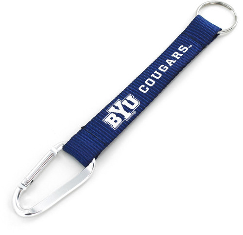 BYU CARABINER LANYARD KEYCHAIN