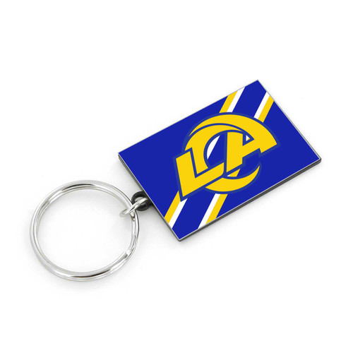 LOS ANGELES RAMS STRIPED KEYCHAIN