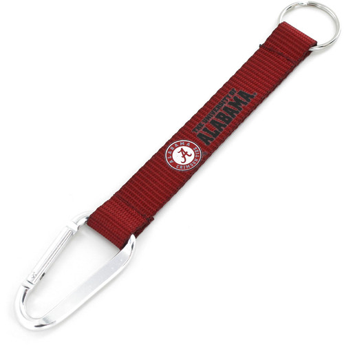 ALABAMA CARABINER LANYARD KEYCHAIN