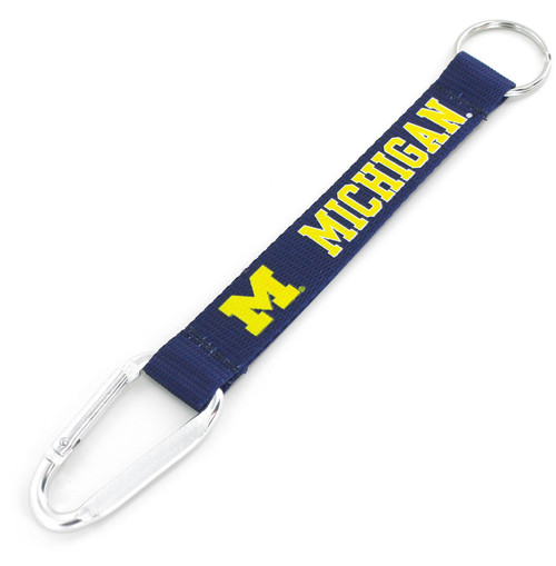 MICHIGAN CARABINER LANYARD KEYCHAIN