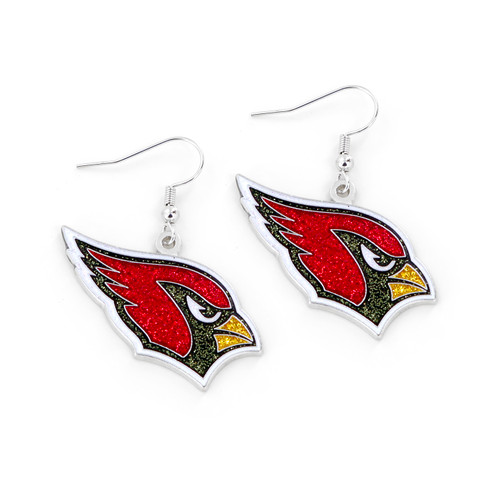 ARIZONA CARDINALS GLITTER DAZZLE EARRINGS