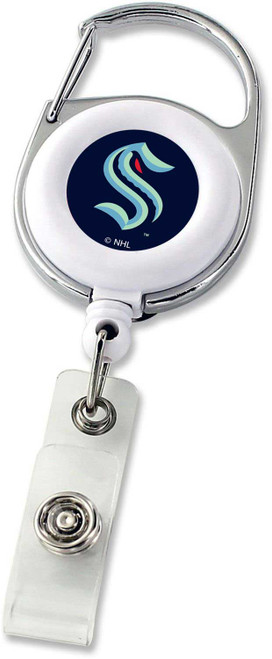SEATTLE KRAKEN DELUXE CLIP BADGE REEL