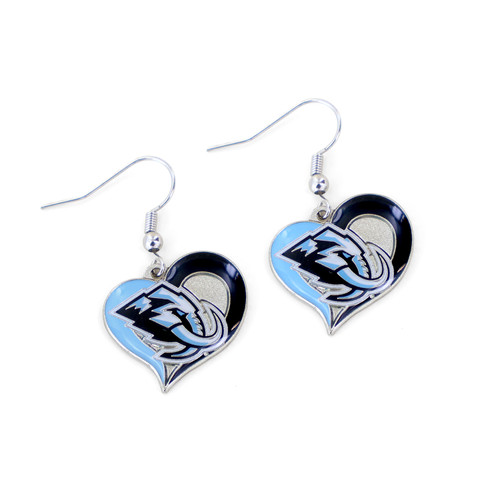 UTAH MAMMOTH SWIRL HEART EARRINGS
