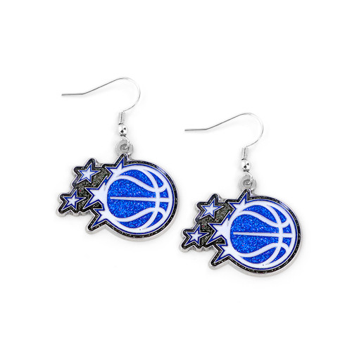 ORLANDO MAGIC GLITTER DAZZLE EARRINGS