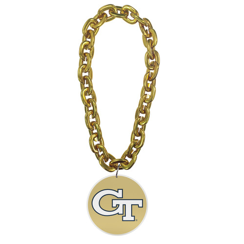 GEORGIA TECH (GOLD) FAN CHAIN (PT) GEORGIA TECH (GOLD) FAN CHAIN (PT)