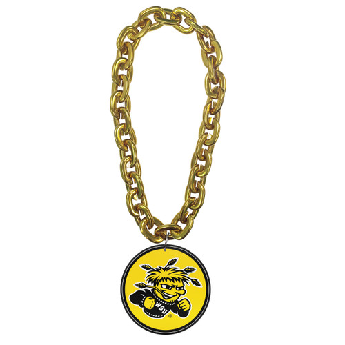 WICHITA STATE (GOLD) FAN CHAIN (PT)