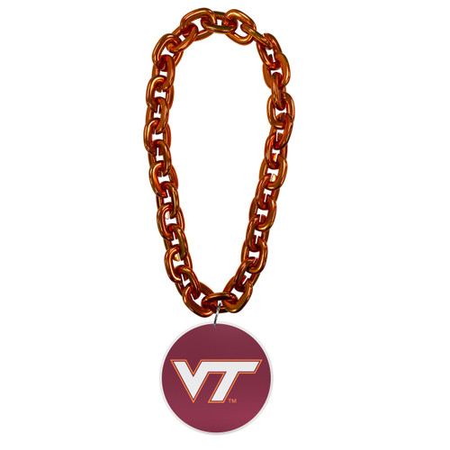 VIRGINIA TECH (ORANGE) FAN CHAIN (PT)