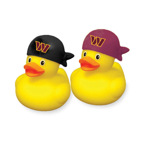 WASHINGTON COMMANDERS RUBBER DUCK SET (2-PACK)