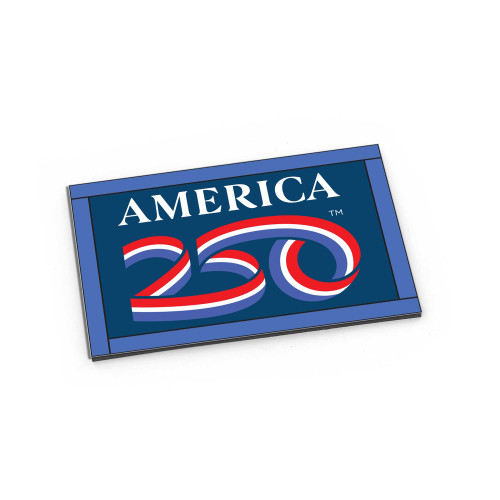 AMERICA 250 LOGO (BLUE) 2X3 MAGNET