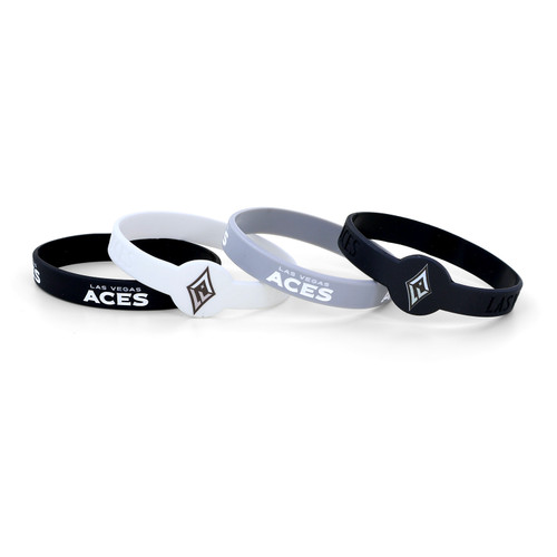 ACES SILICONE BRACELETS (4-PACK)