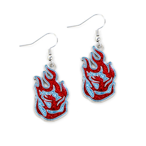 FIRE GLITTER DAZZLE EARRINGS
