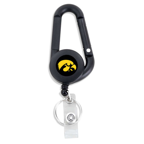 IOWA BADGE REEL CARABINER