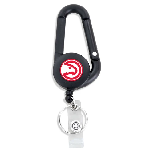 ATLANTA HAWKS BADGE REEL CARABINER
