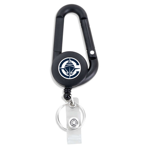 LOS ANGELES CLIPPERS BADGE REEL CARABINER