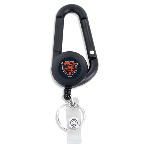 CHICAGO BEARS BADGE REEL CARABINER