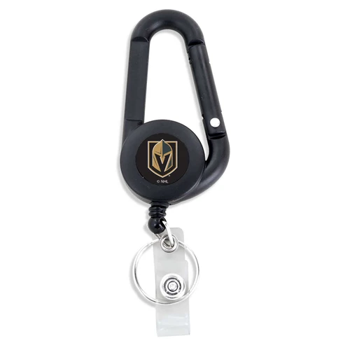 LAS VEGAS GOLDEN KNIGHTS BADGE REEL CARABINER