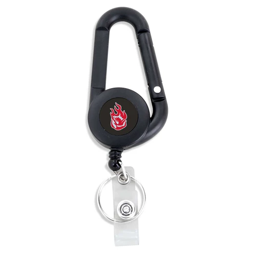 FIRE BADGE REEL CARABINER