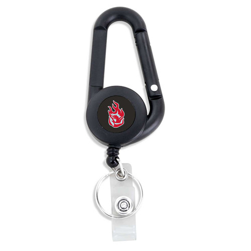 FIRE BADGE REEL CARABINER