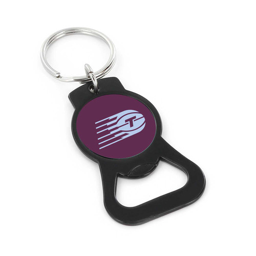 TEMPO BLACK BOTTLE OPENER KEYCHAIN