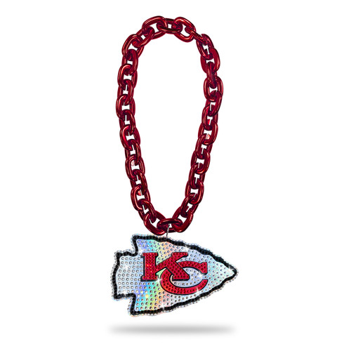 CHIEFS 'BLING' (RED) FAN CHAIN
