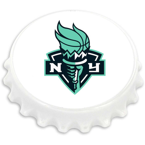 NEW YORK LIBERTY BOTTLE CAP BOTTLE OPENER MAGNET