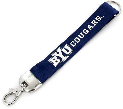 BYU DELUXE WRISTLET KEYCHAIN