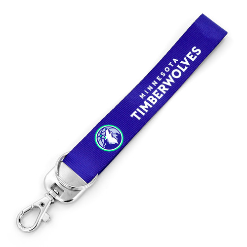 TIMBERWOLVES DELUXE WRISTLET KEYCHAIN