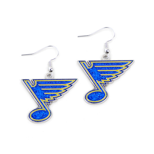 BLUES GLITTER DAZZLE EARRINGS