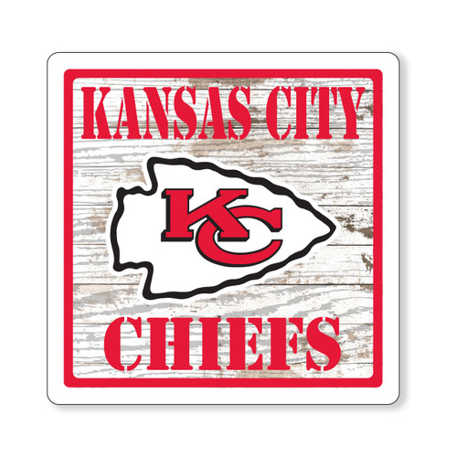 CHIEFS RUSTIC 6" FOAM SIGN