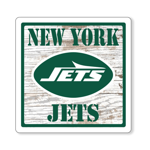 JETS RUSTIC 6" FOAM SIGN