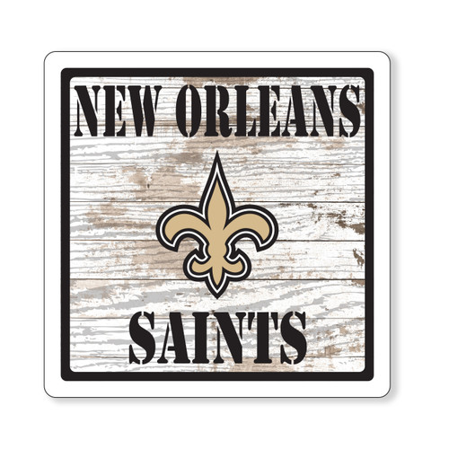 SAINTS RUSTIC 6" FOAM SIGN