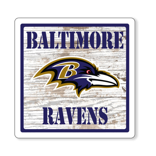 RAVENS RUSTIC 6" FOAM SIGN