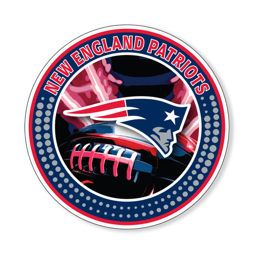 PATRIOTS LIGHTNING CIRCLE FOAM SIGN