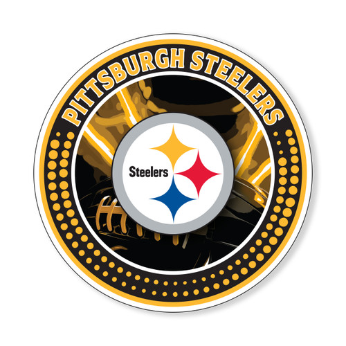 STEELERS LIGHTNING CIRCLE FOAM SIGN
