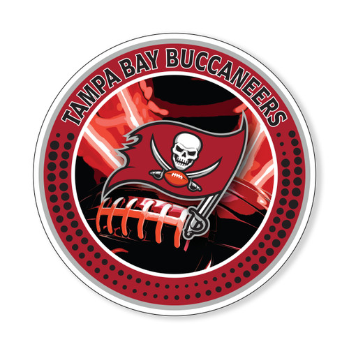 BUCCANEERS LIGHTNING CIRCLE FOAM SIGN