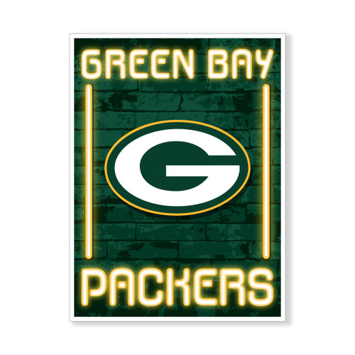 PACKERS NEON ALLEY 13X9 FOAM SIGN