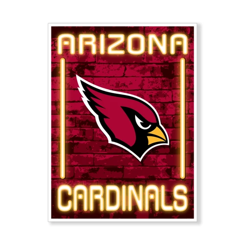 CARDINALS NEON ALLEY 13X9 FOAM SIGN
