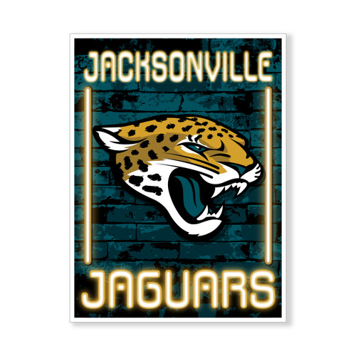 JAGUARS NEON ALLEY 13X9 FOAM SIGN