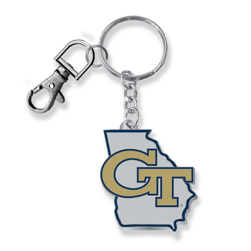 GEORGIA TECH - STATE DESIGN HEAVYWEIGHT KEY CHAIN