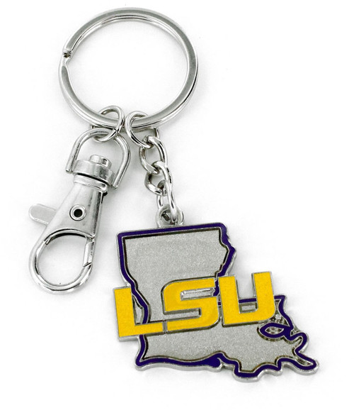 LSU - STATE DESIGN HEAVYWEIGHT KEY CHAIN