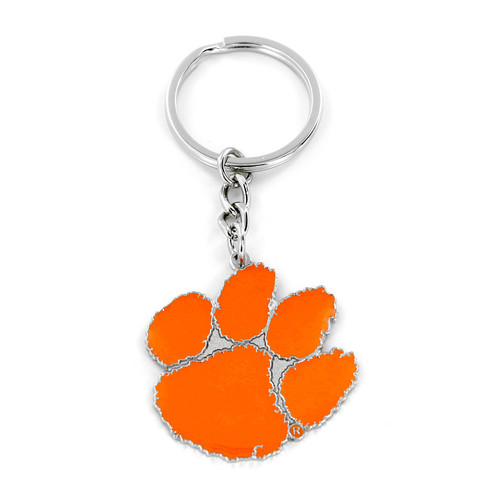 CLEMSON LOGO KEYCHAIN