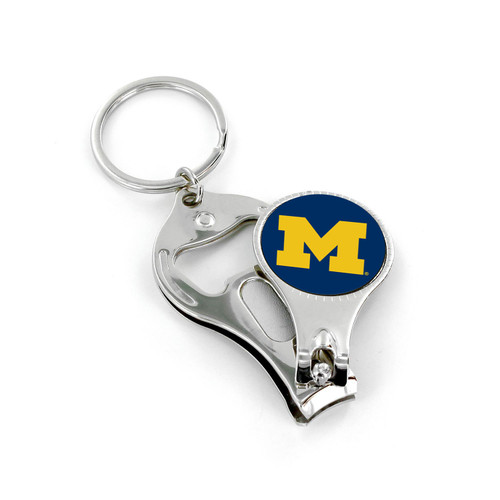 MICHIGAN NAIL CLIPPER/BOTTLE OPENER KEYCHAIN