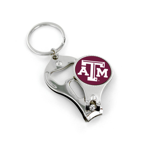 TEXAS A&M NAIL CLIPPER/BOTTLE OPENER KEYCHAIN