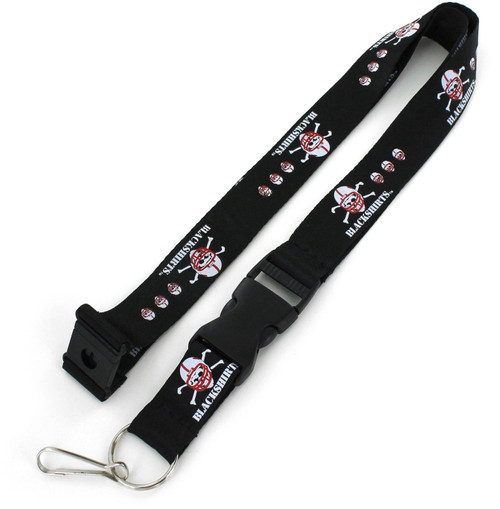 NEBRASKA (BLACK) BLACKSHIRTS LANYARD