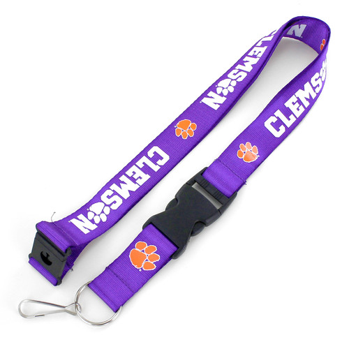 CLEMSON (PURPLE) TEAM LANYARD