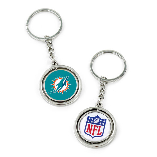 DOLPHINS SPINNING KEYCHAIN