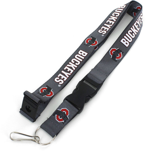 OHIO STATE (CHARCOAL) LANYARD