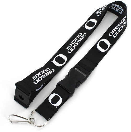 OREGON BLACK & WHITE LANYARD